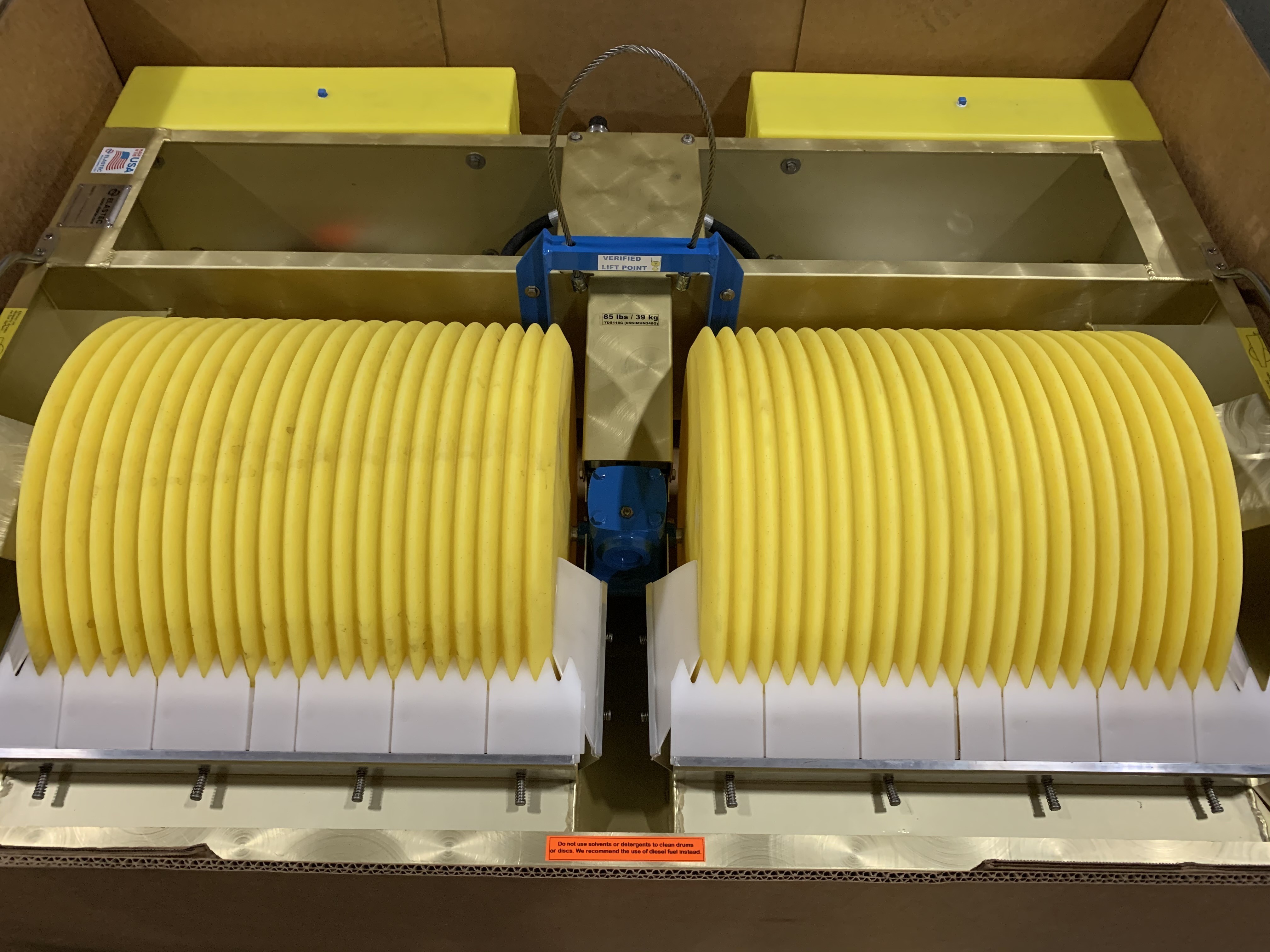 Grooved Drum Skimmer