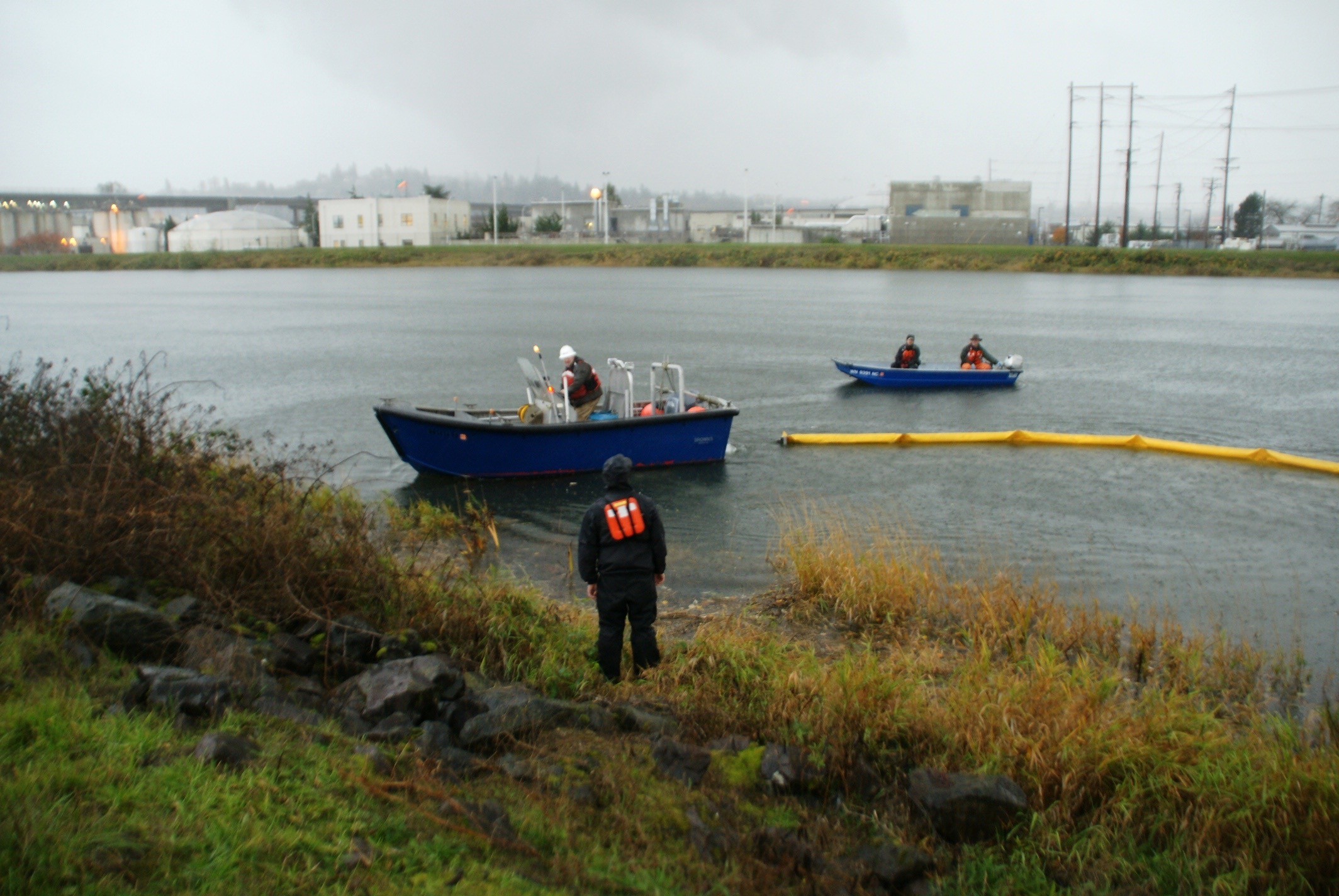 18" Curtain Boom Inflation Type